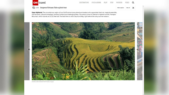 VIDEO: CNN giới thiệu 30 địa điểm đẹp nhất Việt Nam 
