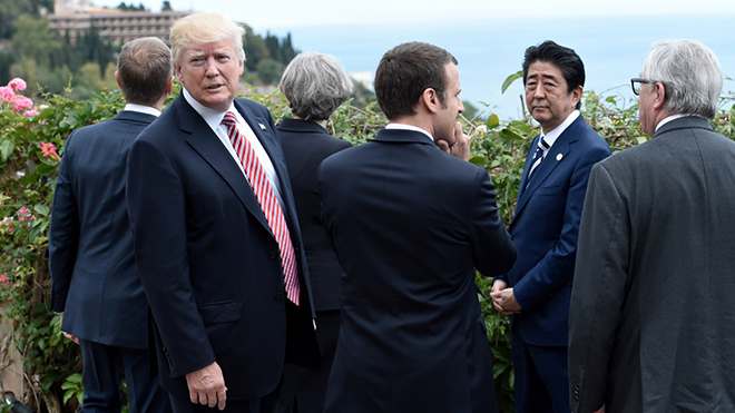 Khi Tổng thống Trump khiến những người đồng cấp G7 'cứng họng'