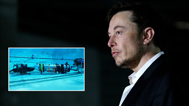 Elon Musk đến Thái Lan, mang theo tàu ngầm 'Lợn hoang' giải cứu đội bóng thiếu niên