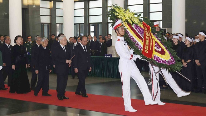 Cử hành trọng thể Lễ truy điệu nguyên Tổng Bí thư Đỗ Mười