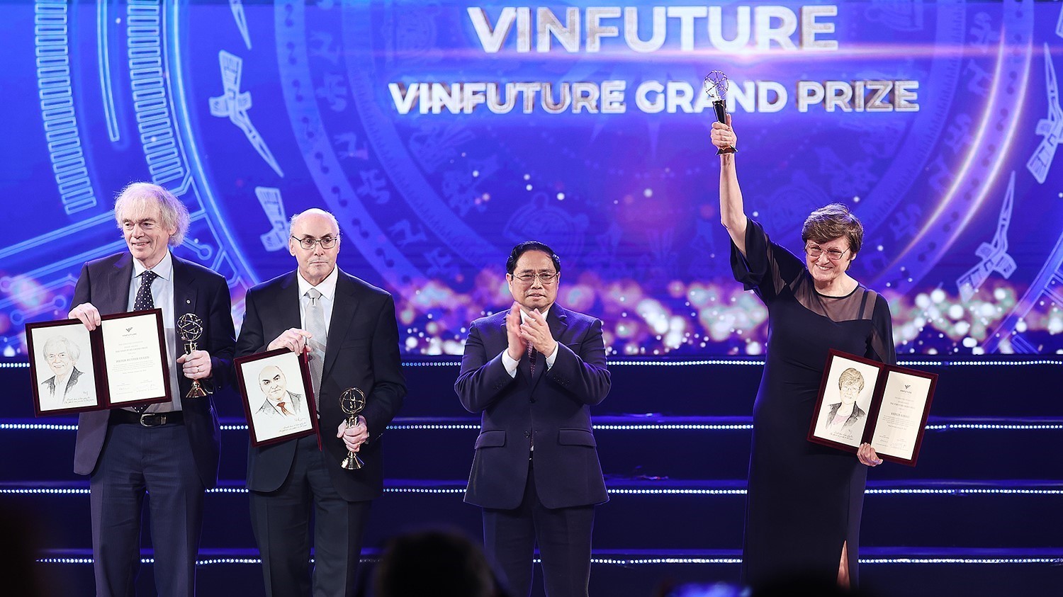 Những hình ảnh ấn tượng của lễ trao giải thưởng khoa học triệu đô VinFuture
