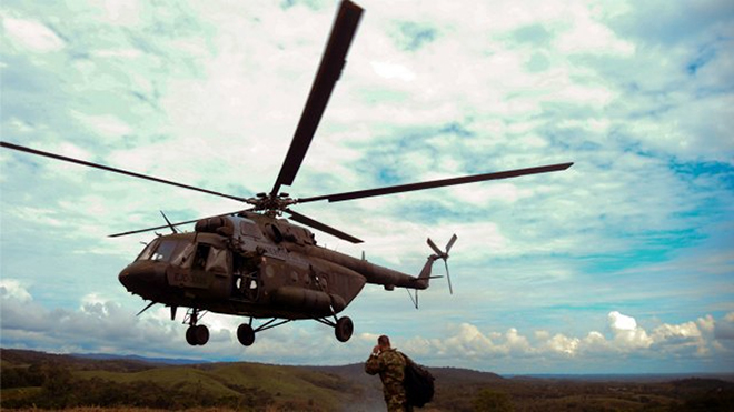 Rơi máy bay quân sự Mi-17 làm ít nhất 7 người thiệt mạng