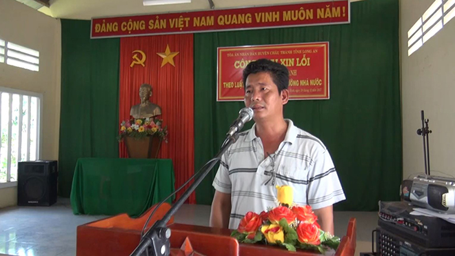 VIDEO: Tòa án xin lỗi công khai thuyền trưởng Đặng Ngọc Thanh bị giam oan 7 tháng