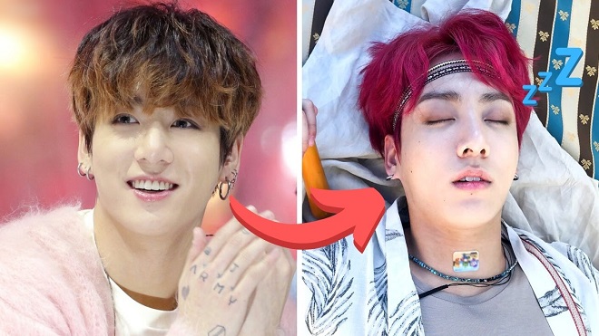 Thói quen khi ngủ siêu đáng yêu của Jungkook BTS