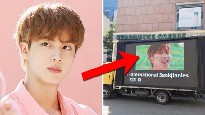 Fan phẫn nộ gửi cả xe tải đến BigHit đòi công bằng cho Jin BTS