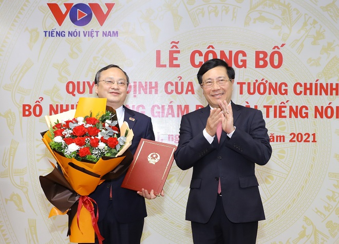 Đài Tiếng nói Việt Nam, ông Đỗ Tiến Sỹ, Phó Thủ tướng Phạm Bình Minh, bổ nhiệm tổng giám đốc
