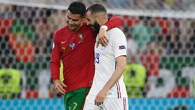 Bồ Đào Nha 2-2 Pháp: Ronaldo và Benzema lập cú đúp, Pháp cùng Bồ Đào Nha đi tiếp