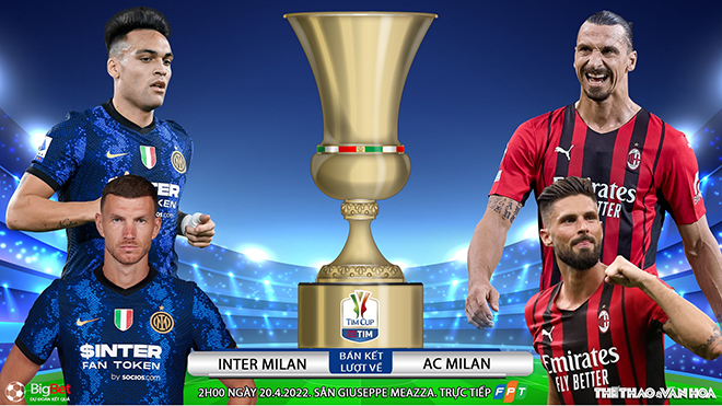 Nhận định bóng đá nhà cái Inter vs AC Milan. Nhận định, dự đoán bóng đá Ý (2h00, 20/4)