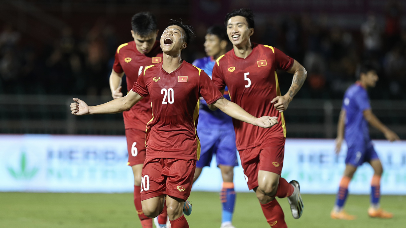 KẾT QUẢ bóng đá Việt Nam 3-0 Ấn Độ, Cúp Tam hùng