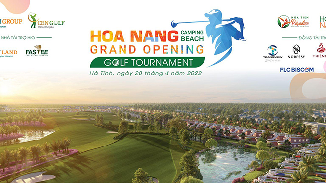 Giải golf ở Hà Tĩnh có sự tham dự của 144 golfer