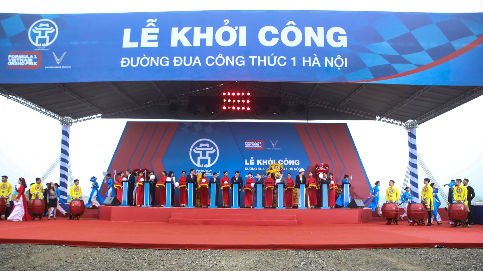Vingroup cam kết hoàn tất đường đua F1 Hà Nội đúng hạn