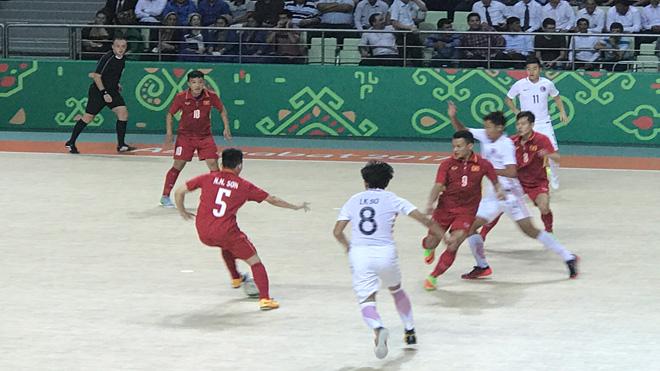 AIMAG 2017: Futsal Việt Nam dừng bước ở tứ kết