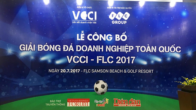24 đội bóng tham dự Giải BĐ DN toàn quốc lần thứ 2 “Cúp VCCI - FLC” năm 2017