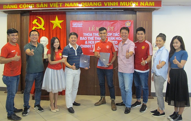 Báo Thể thao & Văn hoá và Hội CĐV chính thức của M.U tại Việt Nam ký thoả thuận hợp tác
