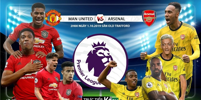 Lịch thi đấu ngoại hạng Anh: Arsenal vs MU. K+, K+PM trực tiếp bóng đá Anh
