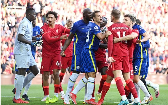 Liverpool vs Chelsea, James thẻ đỏ, Liverpool hưởng 11m, kết quả Liverpool đấu với Chelsea, kết quả bóng đá Anh hôm nay, bảng xếp hạng ngoại hạng Anh, kết quả bóng đá