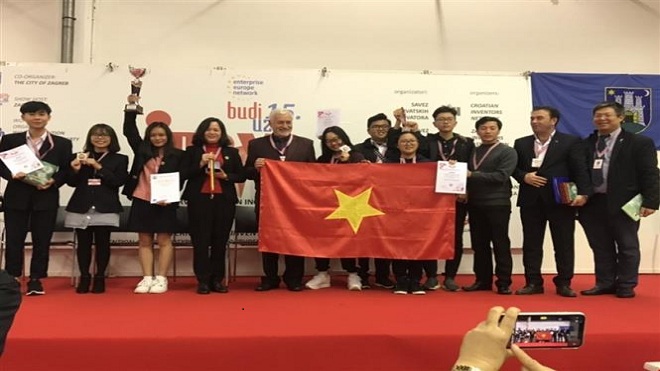 Cuộc thi Phát minh sáng chế quốc tế INOVA 2019: Đoàn học sinh Việt Nam giành Cúp đặc biệt và Huy chương Vàng