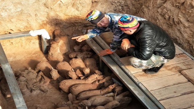 Trung Quốc phát hiện hơn 40 cổ vật 2.000 năm tuổi tại Sơn Đông 