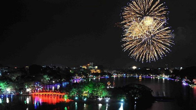 Hà Nội tổ chức bắn pháo hoa tại 30 điểm đêm Giao thừa Tết Nguyên đán 2019