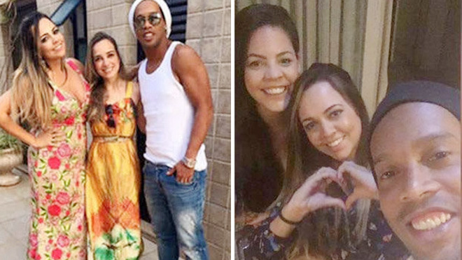 SỐC! Ronaldinho cưới 'chui' 2 vợ cùng lúc, cùng sống rất hạnh phúc, ôn hòa