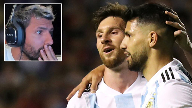 Aguero nổi giận, cấm CĐV nhắc tới tên Messi