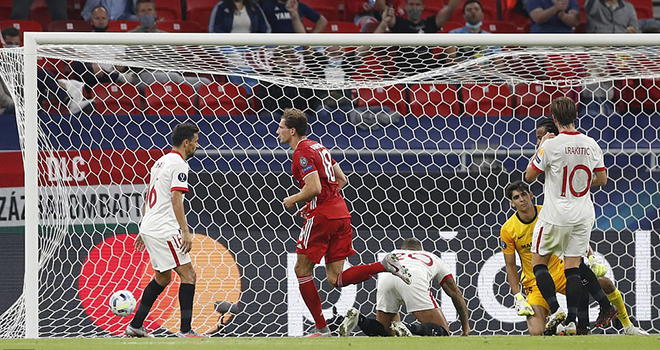 Kết quả bóng đá Siêu cúp châu Âu. Video clip bàn thắng Bayern Munich 2-1 Sevilla.