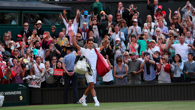 Tennis ngày 13/7: Federer tự tin sẽ vào Chung kết Wimbledon. Djokovic cân nhắc bỏ Mỹ mở rộng