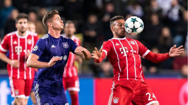 Video clip highlights bàn thắng trận Anderlecht 1-2 Bayern Munich