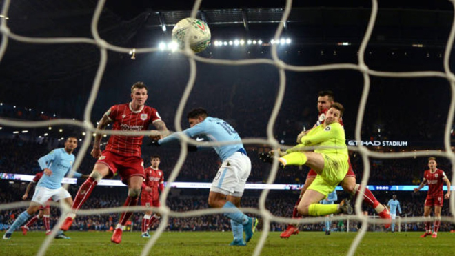 Video clip highlights bàn thắng Man City 2-1 Bristol: Chiến thắng nghẹt thở