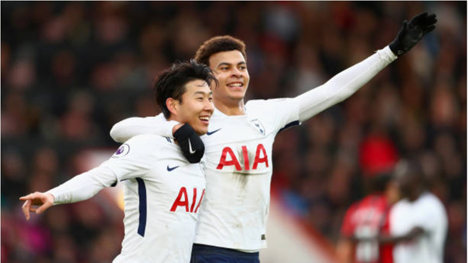 Video clip highlights bàn thắng Bournemouth 1-4 Tottenham: Spurs vượt Liverpool, lên thứ 3