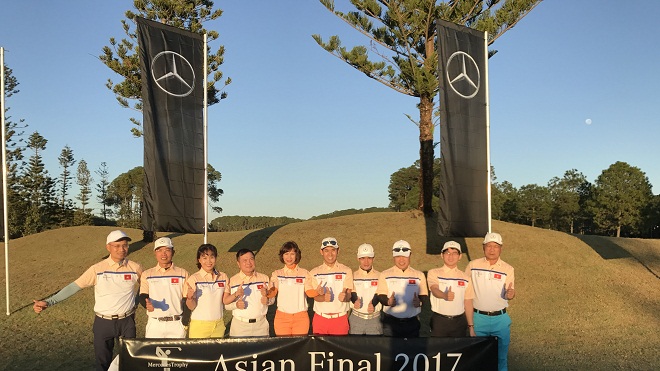 Dấu ấn golf Việt tại vòng chung kết Châu Á MercedesTrophy 2017