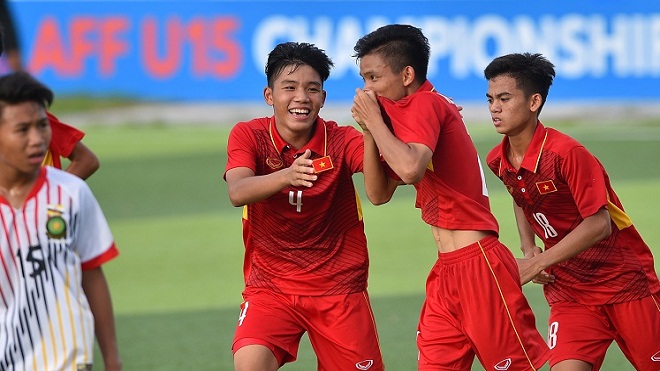 U15 Việt Nam thắng trận thứ 2 liên tiếp tại giải U15 ĐNA 2017