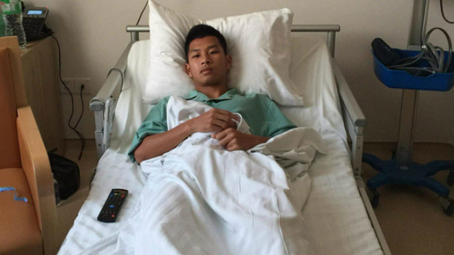 Đạp gãy xương sườn cầu thủ Khánh Hòa, Hải Huy bị treo giò 3 trận