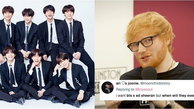 Ed Sheeran viết nhạc gửi BTS mong được hợp tác, fan phát cuồng