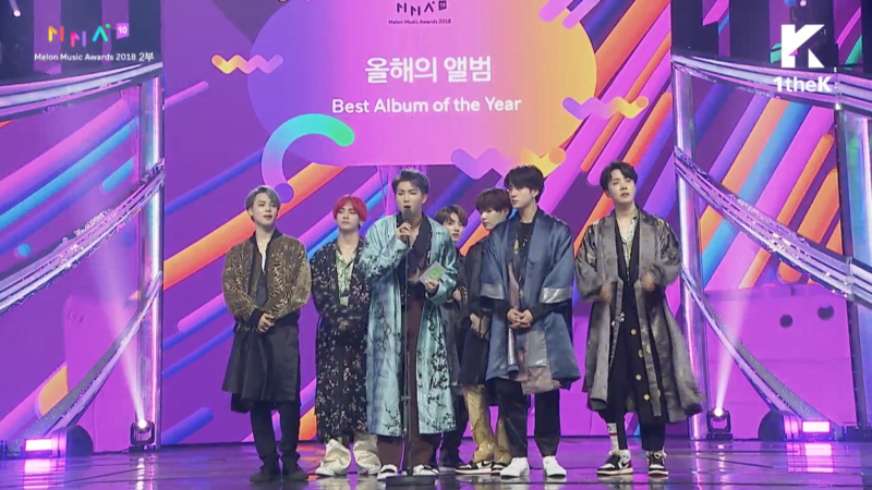 Kết Quả Đầy Đủ Mma 2018, Melon Music Awards, Bts