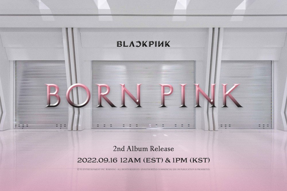 Blackpink, Born Pink, Pink Venom, Blackpink poster Born Pink, poster Born Pink bị chê, Blackpink lỗi thời, Jennie, Jisoo, Rose, Lisa, BTS, Blackpink 2022