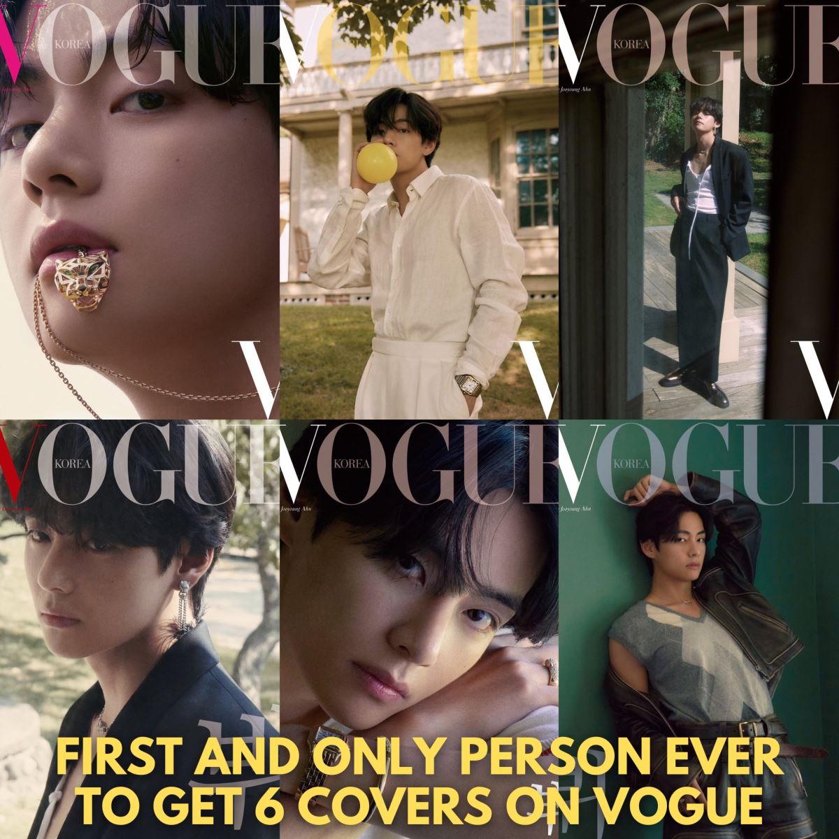 BTS, V BTS, Vogue số trang bìa V BTS đạt doanh số kỷ lục, V BTS kỷ lục Vogue, V BTS 2022, V BTS solo 2022, Jin, Jimin, Jungkook, J-Hope, RM, Suga, Jennie