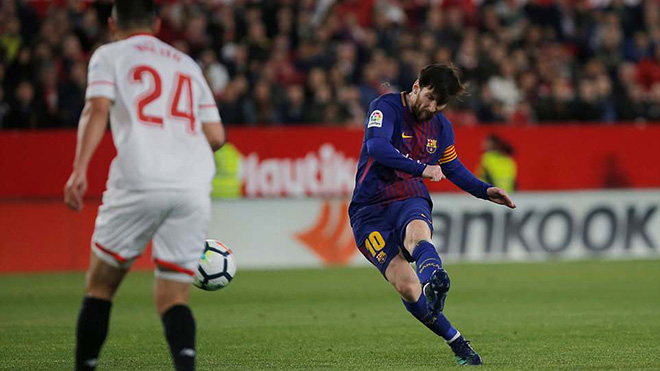 Sevilla 2-2 Barcelona: Messi vào sân, Barca lập tức thoát hiểm ngoạn mục