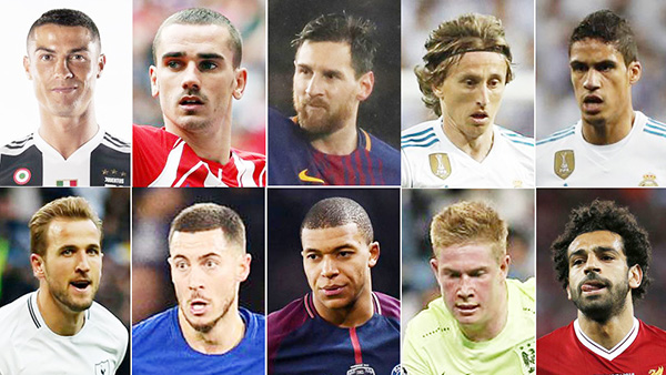 The Best, FIFA, Neymar, Pogba, Rakitic, Kante