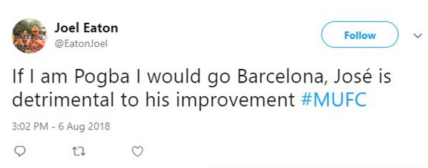 Paul Pogba, M.U, Barcelona, Barca, Mourinho