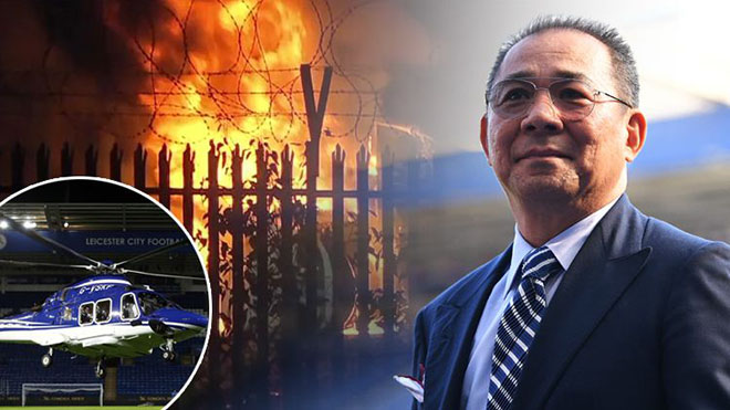 CHÍNH THỨC: Leicester xác nhận chủ tịch người Thái Lan đã tử nạn trong vụ rơi trực thăng