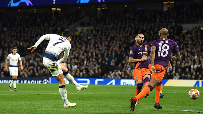 VIDEO bàn thắng Tottenham 1-0 Man City: Aguero đá hỏng 11m, City nhận trái đắng từ Son Heung Min 