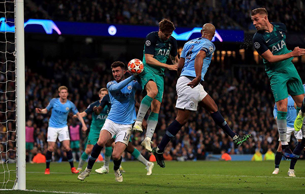 Kết quả Man City vs Tottenham, kết quả bóng đá, ket qua bong da, kqbd, video clip Man City 4-3 Tottenham, kết quả cúp C1, VAR, Man City bị loại, Pep Guardiola, Sterling