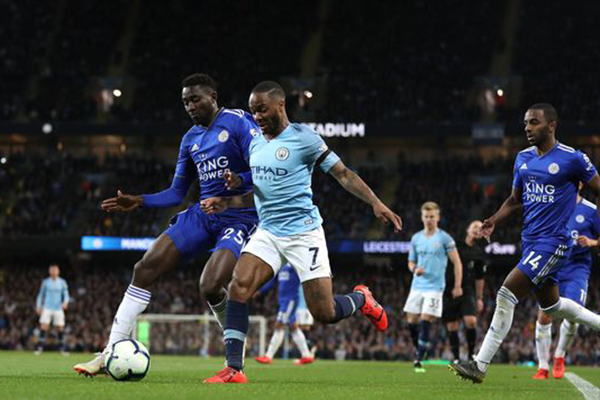 Man City vs Leicester, video Man City 1-0 Leicester, Man City cuộc đua vô địch, Man City Liverpool đua vô địch, bảng xếp hạng Ngoại hạng Anh, Kompany, Aguero, Sterling