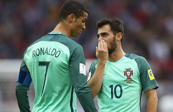 Ronaldo lườm Bernardo Silva, Ronaldo lườm đồng đội, cầu thủ xuất sắc nhất Nations League, Bồ Đào Nha vs Hà Lan, video Bồ Đào Nha 1-0 Hà Lan, chung kết Nations League, CR7