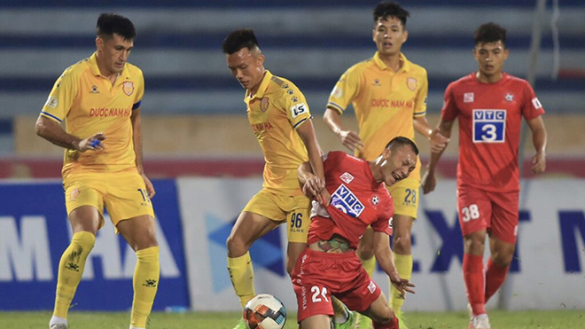 Kết quả bóng đá hôm nay: Nam Định thủ hòa SLNA, Quảng Nam thắng Hải Phòng vẫn xuống hạng
