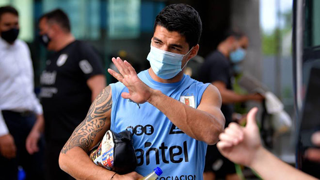 Luis Suarez nhiễm Covid-19, lỡ hẹn đại chiến với Brazil và Barcelona
