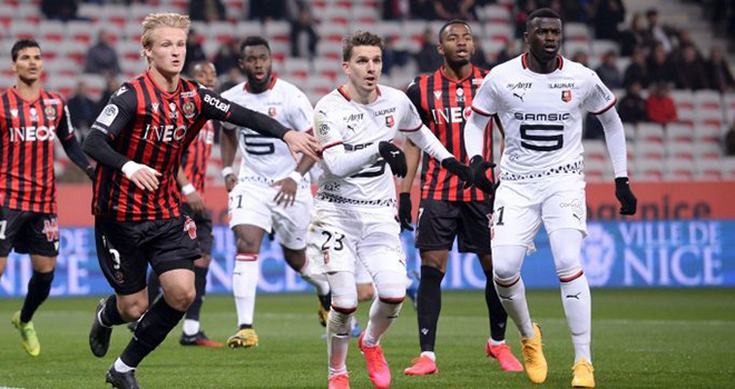 Rennes vs Nice, lịch thi đấu bóng đá, trực tiếp bóng đá, Ligue 1