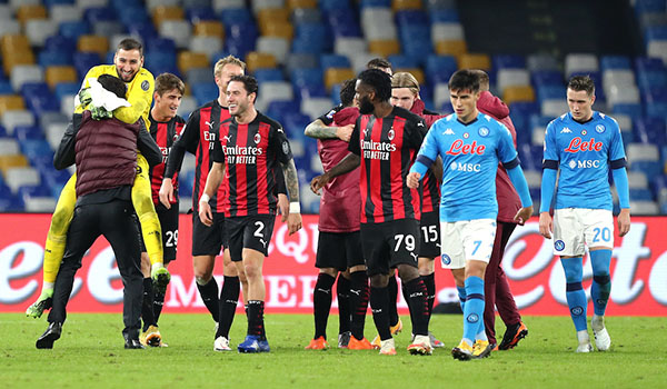 Milan vs Napoli, trực tiếp bóng đá, lịch thi đấu bóng đá, Serie A