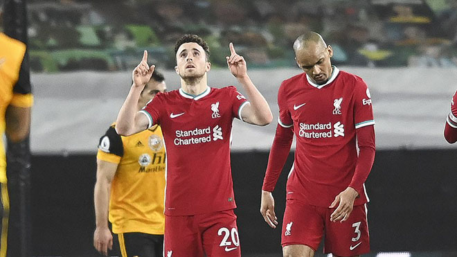 Wolves 0-1 Liverpool: Diogo Jota tỏa sáng, Liverpool lọt vào Top 6